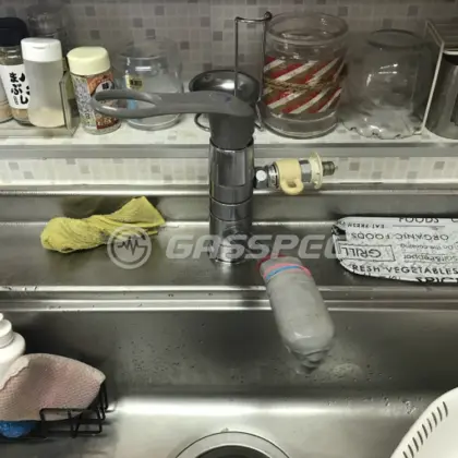 千葉県松戸市 交換前の水栓