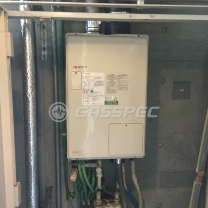 施工後の暖房熱源機（ノーリツ GTH-2444AWX3H-PFF-1 BL）