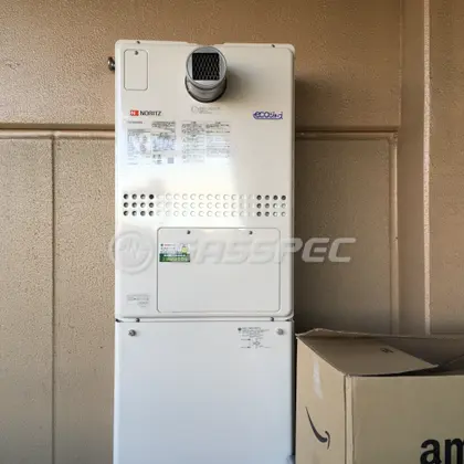 施工後の暖房熱源機（ノーリツ GTH-C2450AW3H-T-1 BL）