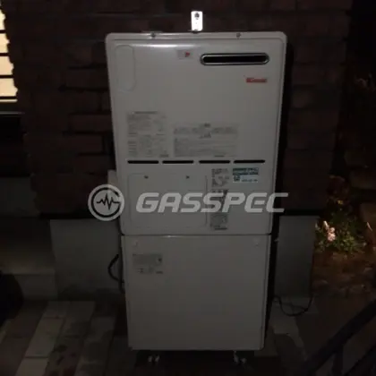 施工後の暖房熱源機（リンナイ RH-101W2-6(A)）