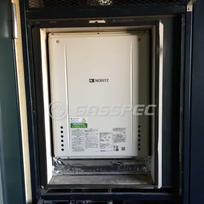 施工後の給湯器（ノーリツ GT-2460SAWX-H-1 BL）