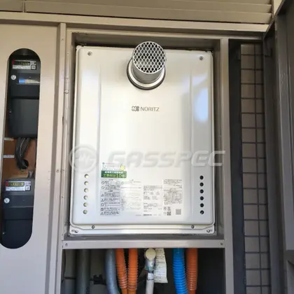 施工後の給湯器（ノーリツ GT-2460SAWX-T BL）