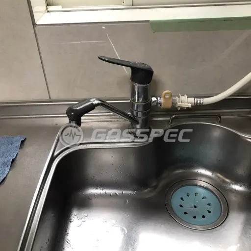 交換前の水栓・蛇口