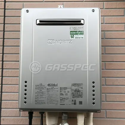 施工後の給湯器（ノーリツ GT-C2462SAWX BL）