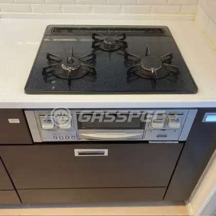 施工前のビルトインガスコンロ（DG32D1DSSVR）