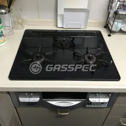 施工前のビルトインガスコンロ（C3WD8RJTSSVR）