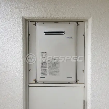 施工後の給湯器（リンナイ RUX-A1615W-E）