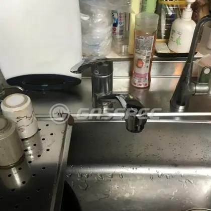 施工前の水栓・蛇口