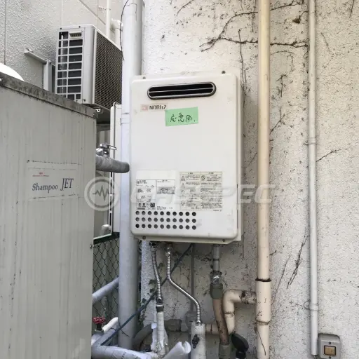 交換前の給湯器（ノーリツ GQ-1621WZ-2）