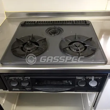施工前のビルトインガスコンロ（RBG-31A7S）