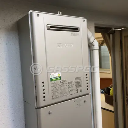 施工後の給湯器（ノーリツ GT-C2462AWX BL）