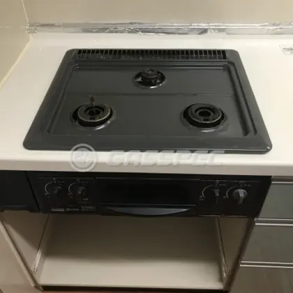 施工前のビルトインガスコンロ（RSG631A0RHK）