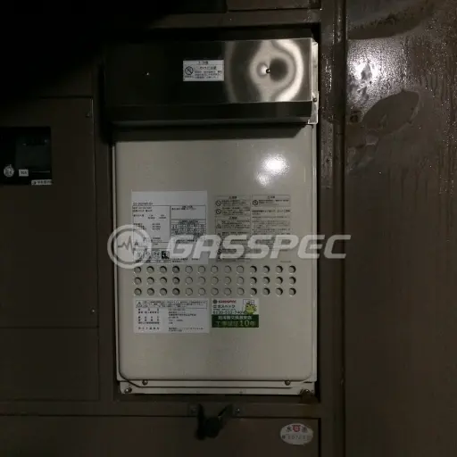 交換後の給湯器（ノーリツ GQ-2427AWX-DX BL）