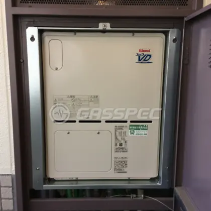施工後の暖房熱源機（リンナイ RVD-A2400SAU2-3(A)）