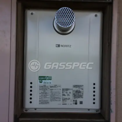 施工後の給湯器（ノーリツ GT-2460SAWX-T-1 BL）