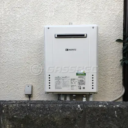 施工後の給湯器（ノーリツ GT-2060SAWX-1 BL）