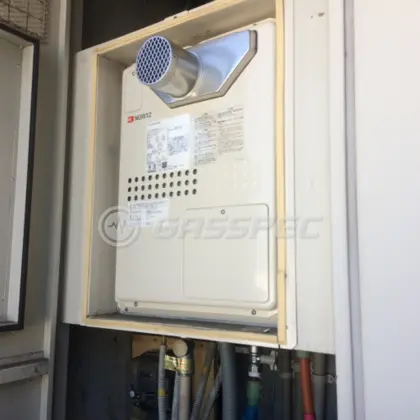 施工後の暖房熱源機（ノーリツ GTH-2445SAWX3H-T-1 BL）