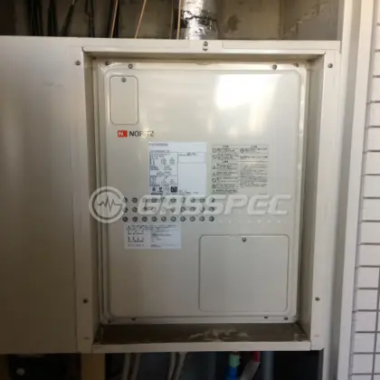 施工後の暖房熱源機（ノーリツ GTH-2445SAWX3H-TB-1 BL）