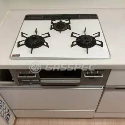施工前のビルトインガスコンロ
