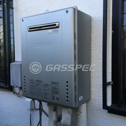 施工後の給湯器（ノーリツ GT-C1662SAWX BL）