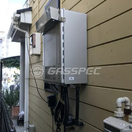 施工後の給湯器（ノーリツ GT-C2062SAWX BL）