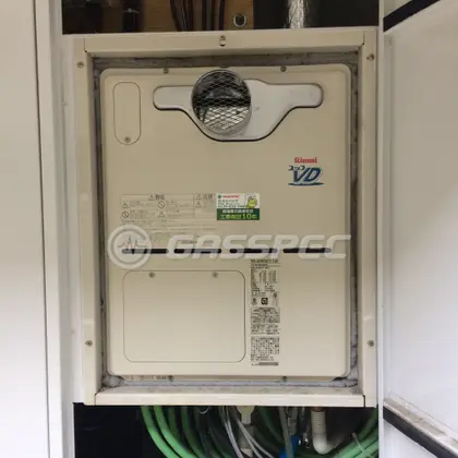 施工後の暖房熱源機（リンナイ RVD-A2400SAT2-3(A)）