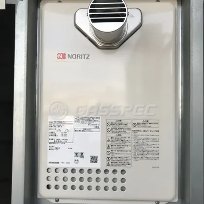 施工後の給湯器（ノーリツ GQ-1639WE-T-1）