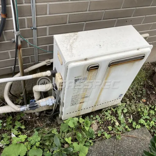 交換前の給湯器（ノーリツ GT-2417ARX）