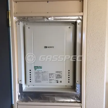 施工後の給湯器（ノーリツ GT-2460SAWX-H BL）