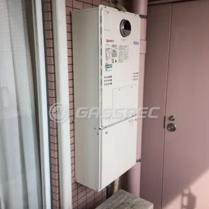 施工後の暖房熱源機（ノーリツ GTH-C2450AW3H-1 BL）