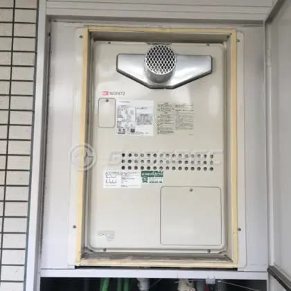 施工後の給湯器（ノーリツ GTH-2444AWX3H-T-1 BL）