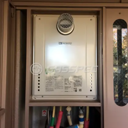 施工後の給湯器（ノーリツ GT-2060SAWX-T-1 BL）