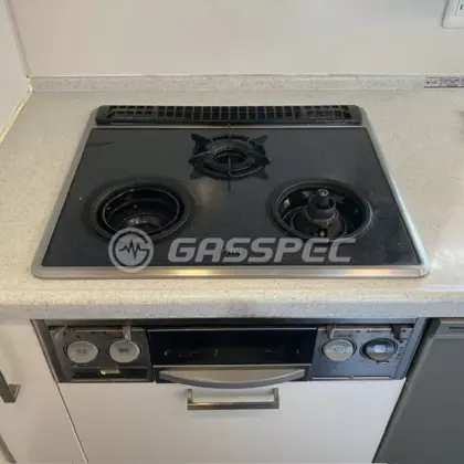 施工前のビルトインガスコンロ（RBG-N31A6G6M2）