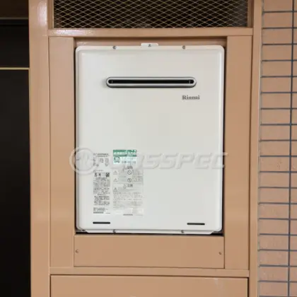施工後の給湯器（リンナイ RUF-A2005SAW(B)）