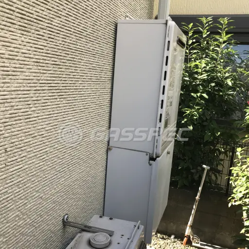 交換前の給湯器（ノーリツ GT-2428AWX）
