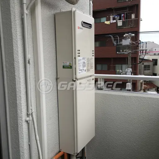 交換後の給湯器（ノーリツ GQ-1639WS-1）