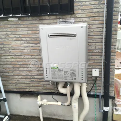施工後の給湯器（ノーリツ GT-C2462SAWX BL）