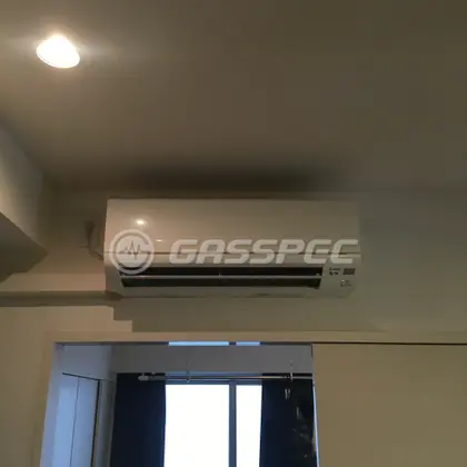 施工後のエアコン（三菱 MSZ-GV3618W）