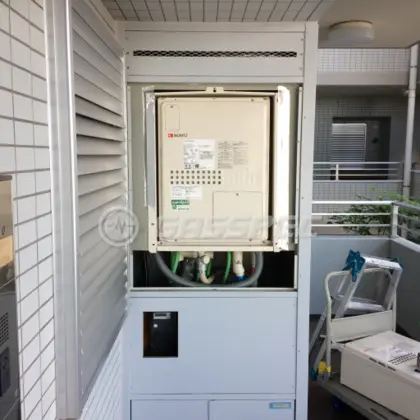 施工後の暖房熱源機（ノーリツ GTH-2445AWX3H-H-1 BL）