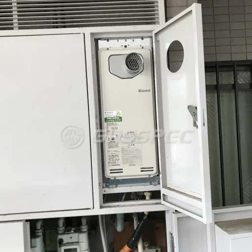 交換後の給湯器（リンナイ RUF-SA1615SAT-L-80）
