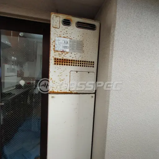 交換前の給湯器（ノーリツ GTH-2413AWX）