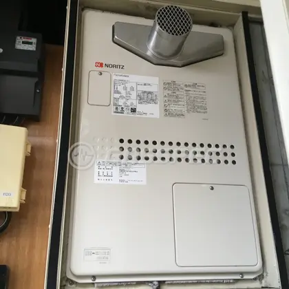 施工後の暖房熱源機（ノーリツ GTH-2444AWX3H-T-1 BL）