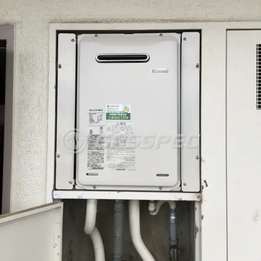 交換後の給湯器（リンナイ RUX-A1616W-E）