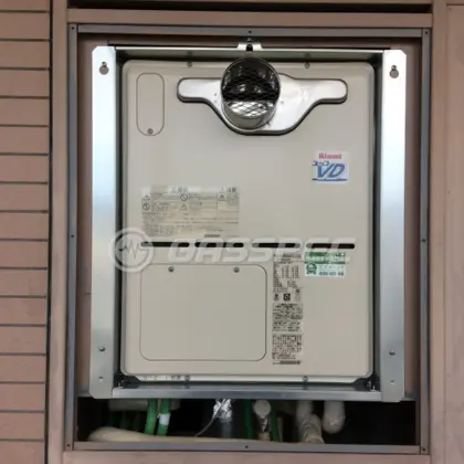 施工後の暖房熱源機（リンナイ RVD-A2400SAT2-3(A)）