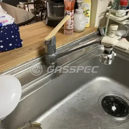施工前の水栓・蛇口