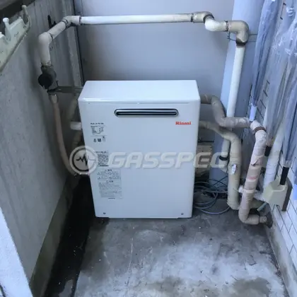 施工後の給湯器（リンナイ RUX-A1613G）