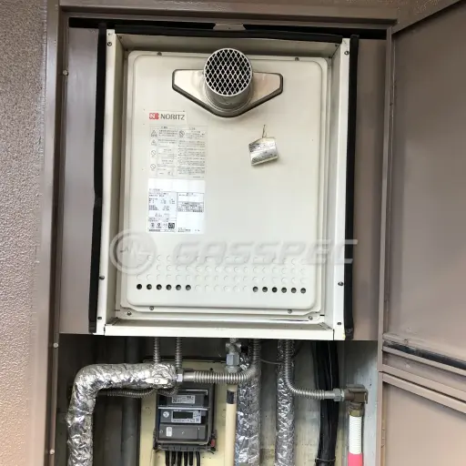 交換前の給湯器（ノーリツ GT-2428SAWX-T）