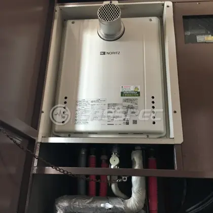 施工後の給湯器（ノーリツ GT-2460SAWX-T BL）
