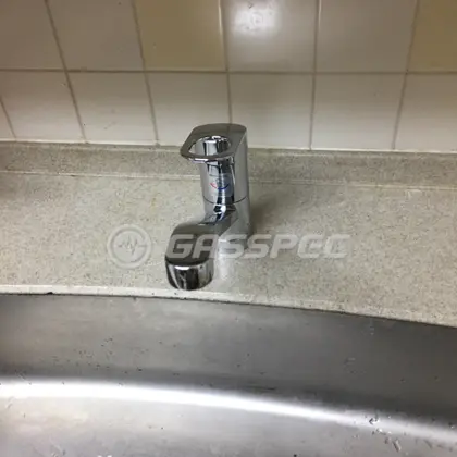 施工後の水栓・蛇口（TOTO TKGG31E）