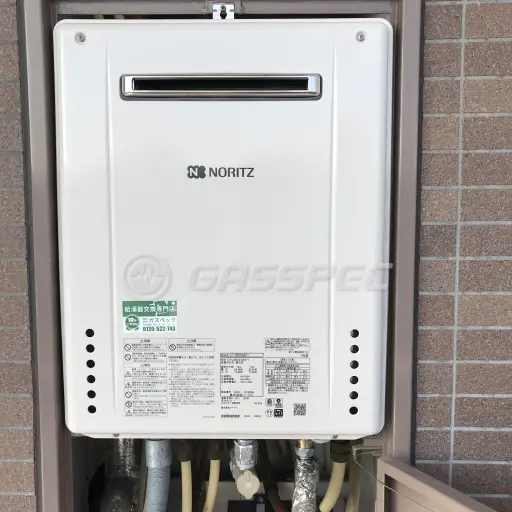 交換後の給湯器（ノーリツ GT-2460SAWX-1 BL）